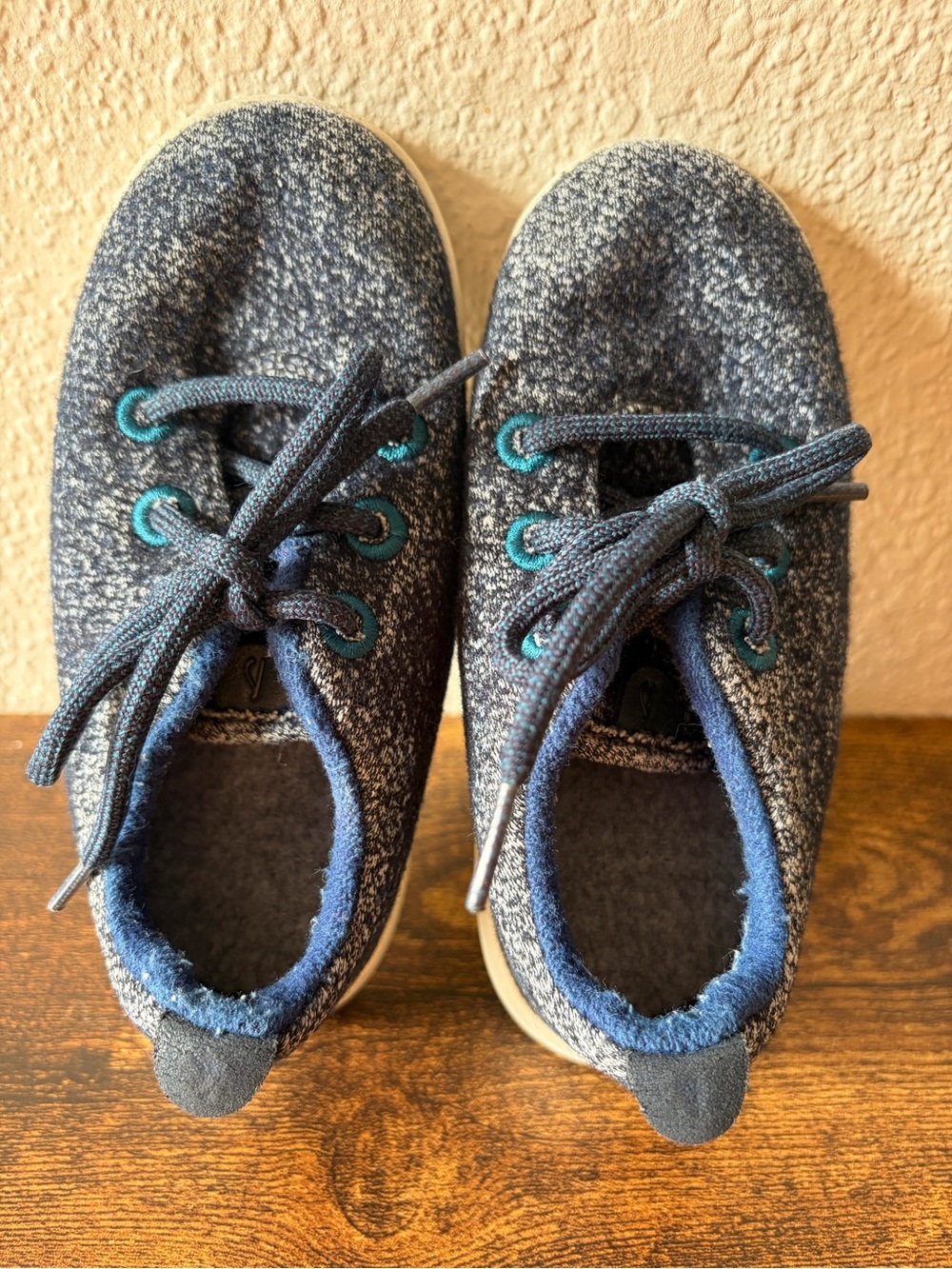 Discontinued Allbirds Smallbirds Boys T9 9 Toddler Navy Knit Sneaker Wool Runner